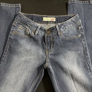 Paris Blues Women's Size 5 Blue Jeans Slim Fit